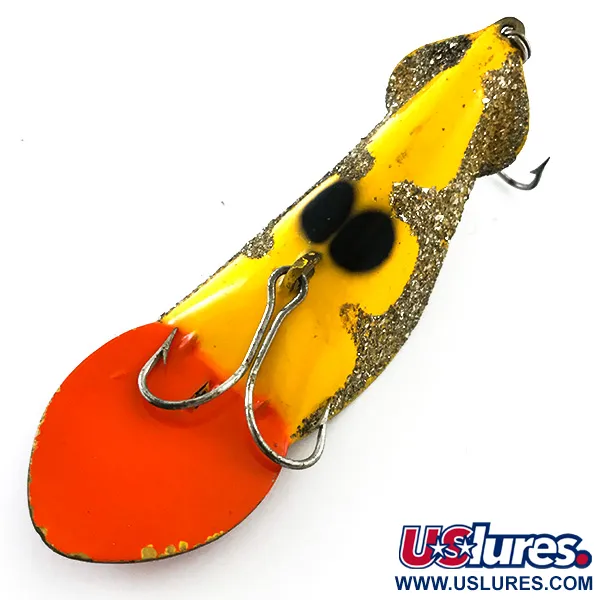 Buck Perry Spoonplug Cucharilla, Amarillo/Naranja/Gris, 21g, #5220