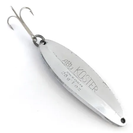 Abu Garcia Koster Cucharilla, Plata, 28g, Escamas Relieve, #5249