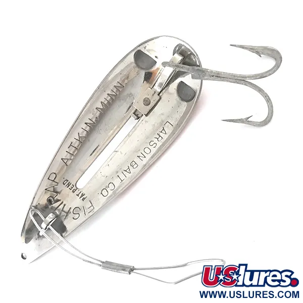 LARSON BAIT FISHTRAP Cucharilla, Rojo/Blanco/Níquel, 17g, Anti-algas, #5250