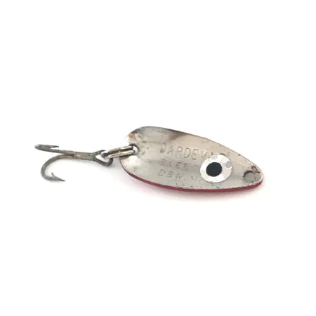 Eppinger Dardevle Skeeter Cucharilla, Rojo/Blanco/Níquel, 2g, #5255