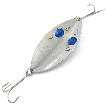 Horrocks-Ibbotson Wobbler Cucharilla, Níquel/Azul, 23g, Cuentas, #5260