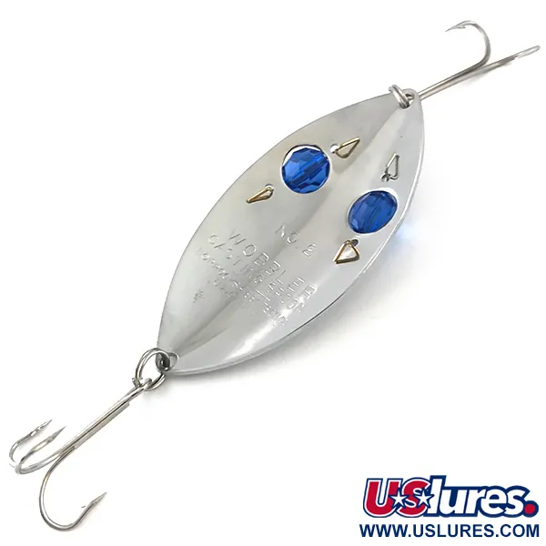 Horrocks-Ibbotson Wobbler Cucharilla, Níquel/Azul, 23g, Cuentas, #5260