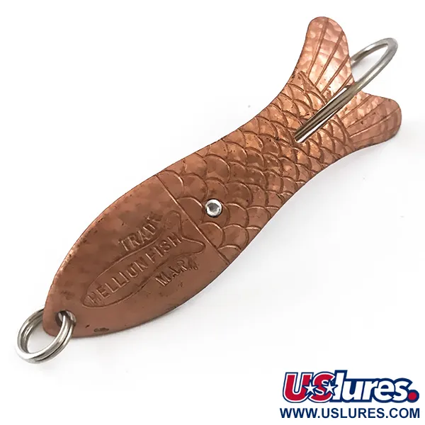 Weedless Hellion Fish Crystal Cucharilla, Crystal/Cobre, 12g, #5275