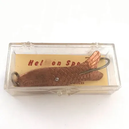 Weedless Hellion Fish Crystal Cucharilla, Crystal/Cobre, 12g, #5275