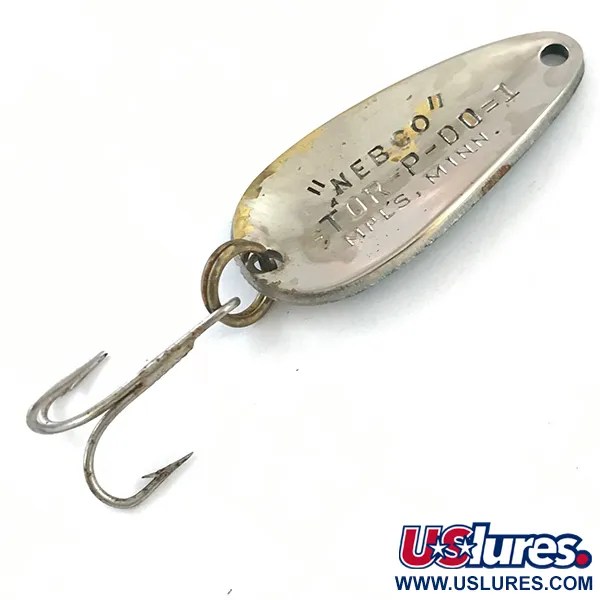 Nebco Tor-P-Do Cucharilla, Verde/Blanco/Níquel, 9g, Vintage, #5292