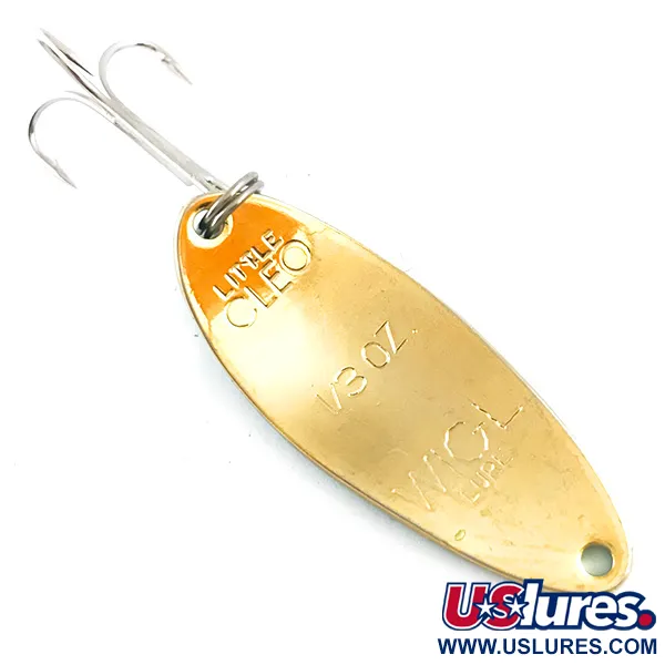 Acme Little Cleo Cucharilla, Verde Metálico/Oro, 9g, Modelo raro, #5296