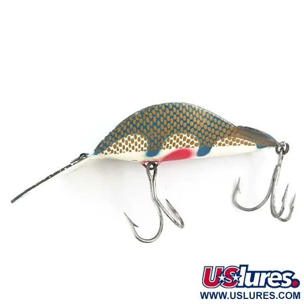 Buck Perry Spoonplug Cucharilla, Azul Claro, 21g, Patrón Panal, #5300