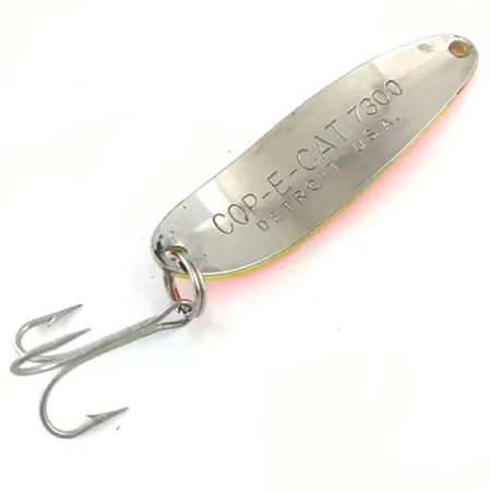 Dardevle Cop-E-Cat 7300 UV Cucharilla, Amarillo/Naranja, 10g, UV, #5308