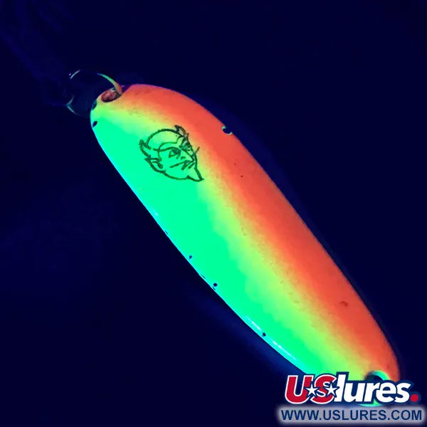 Dardevle Cop-E-Cat 7300 UV Cucharilla, Amarillo/Naranja, 10g, UV, #5308