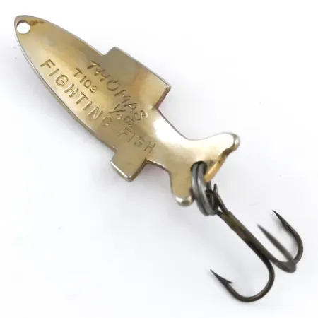 Thomas Fighting fish Cucharilla, Oro / Rojo, 7g, Escamas relieve, #5328