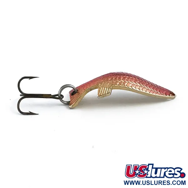 Thomas Fighting fish Cucharilla, Oro / Rojo, 7g, Escamas relieve, #5328