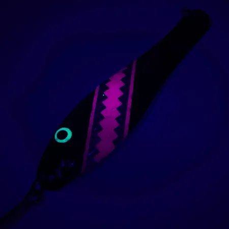 Trinidad Tackle OPTIMIZER Trolling Spoon UV, Negro/Rojo/Plata, 17g, #5346