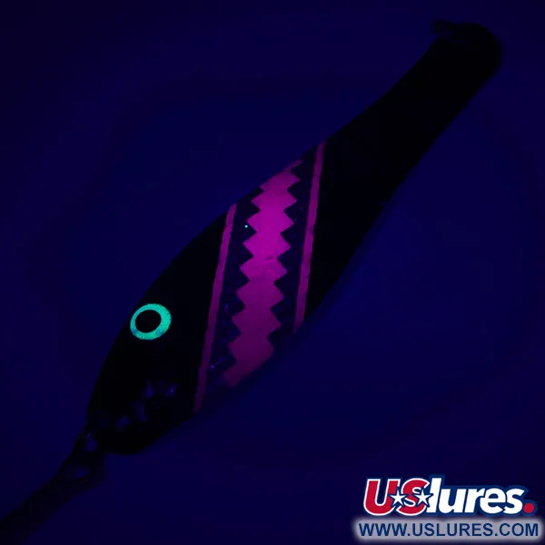 Trinidad Tackle OPTIMIZER Trolling Spoon UV, Negro/Rojo/Plata, 17g, #5346