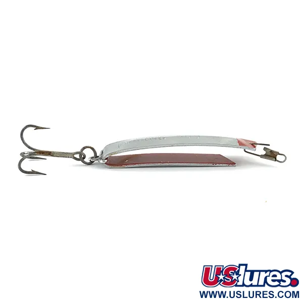 South Bend Super-Duper 509 Cucharilla, Níquel / Rojo, 11g, Forma U, #5350