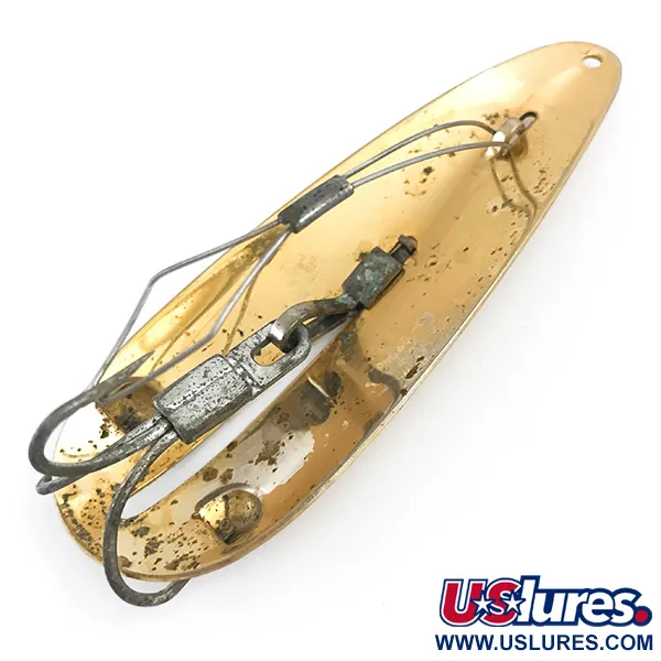 Weedless Bait Larson Bait Fishtrap Cucharilla, Oro, 21g, #5367