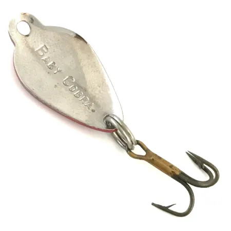 Acme Baby Cobra Cucharilla, Rojo / Blanco / Níquel, 3g, Vintage, #5414