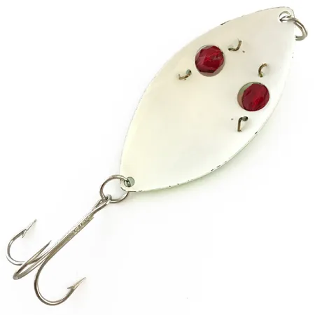 Cucharilla Eppinger Red Eye Wiggler, Verde/Rojo/Blanco, 25g, Ojos, #5419