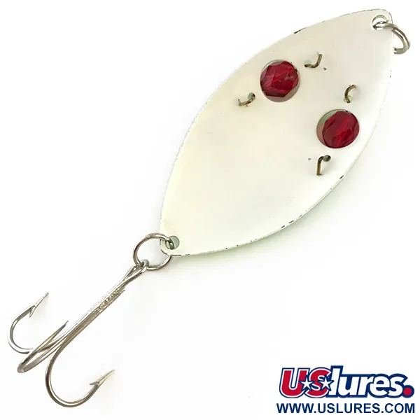 Cucharilla Eppinger Red Eye Wiggler, Verde/Rojo/Blanco, 25g, Ojos, #5419