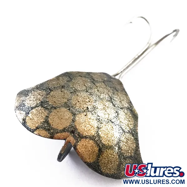 Prescott Spinner Baby Bat Cucharilla, Black / Gold, 14g, #5435