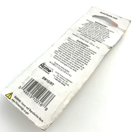 Acme Kastmaster Cucharilla, Rainbow Trout UV Glow, 7g, Latón, #5824