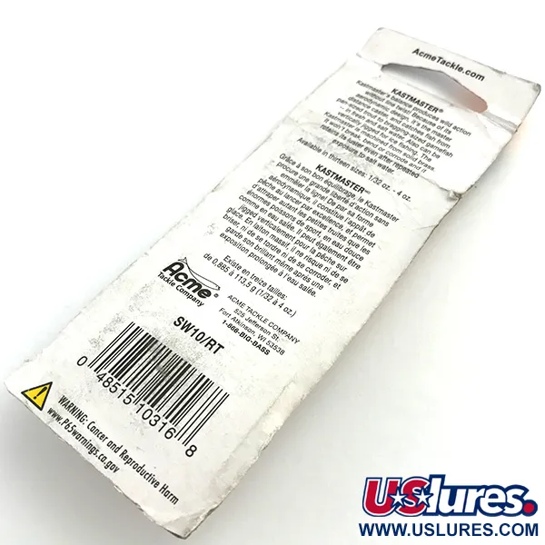 Acme Kastmaster Cucharilla, Rainbow Trout UV Glow, 7g, Latón, #5824