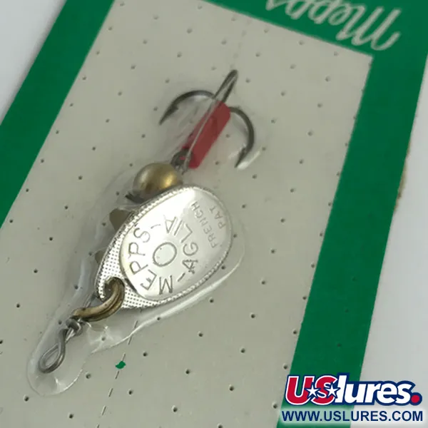 Mepps Aglia 0 Cucharilla Giratoria, Plata, 2,5g, Cartón Original, #5451