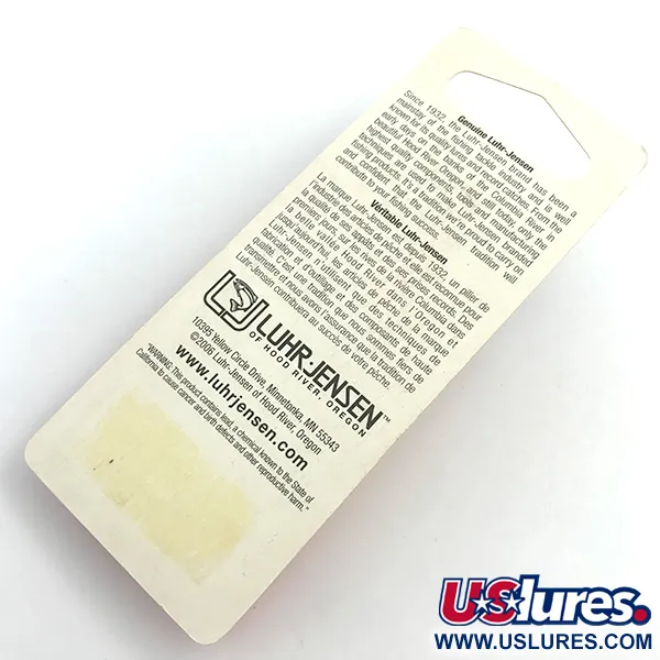 Cuchara Luhr Jensen Krocodile Die #4, Rojo/Blanco, 14g, Anzuelo, #5453