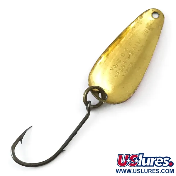 Nebco FlashBait 366 Cucharilla, Rojo/Blanco/Oro, 1,9g, Ultraligera, #5511