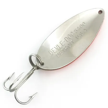 Eppinger Dardevle Devle Dog 5400 UV Cucharilla, Níquel, 18g, UV, #5532