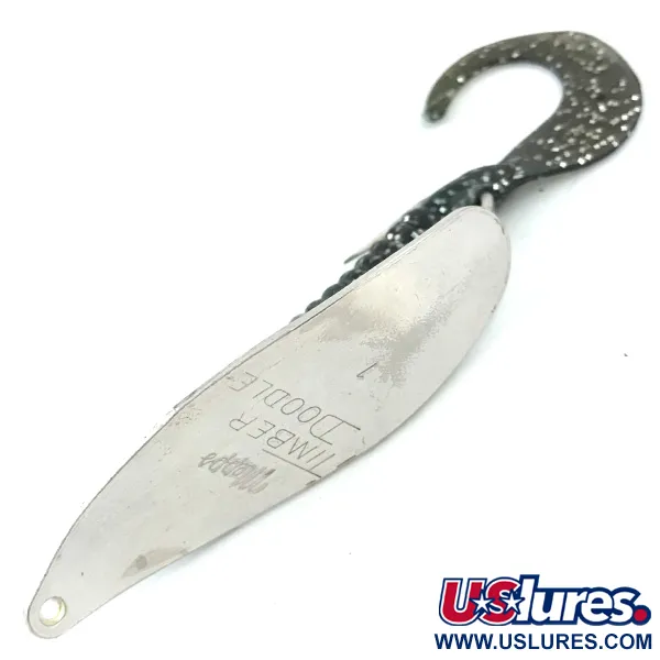 Mepps Timber Doodle 1 Cucharilla Anti-algas, Plata, 12g, Trailer, #5538