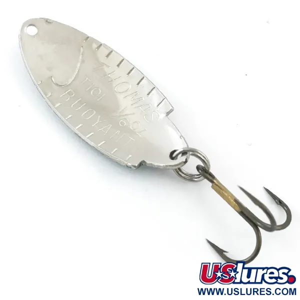 Thomas Buoyant Cucharilla, Trucha / Níquel, 5g, Metal Estampado, #5544