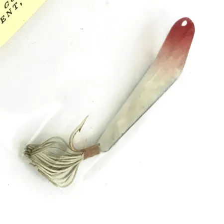 Cucharilla Weedless Barney Spoon, Rojo / Blanco, 7g, Antialgas, #5551