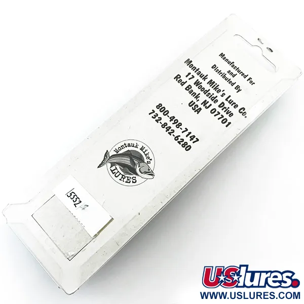 Montauk Mike's Gokai Señuelo Híbrido, Azul/Rojo, 14g, UV, #5552