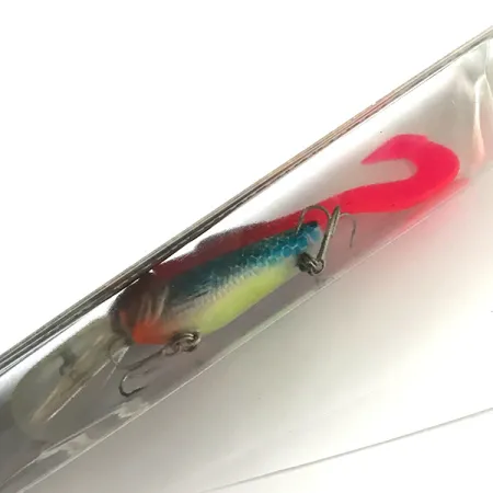 Montauk Mike's Gokai Señuelo Híbrido, Azul/Rojo, 14g, UV, #5552