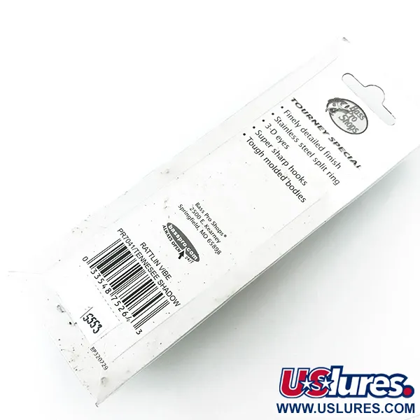 Bass Pro Shops Lipless Crankbait, Azul Claro / Rojo, 14g, Patrón Panal, #5553