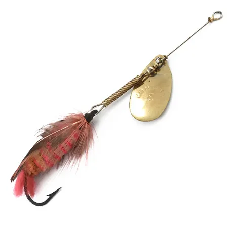 Marathon 3 Spinner, Oro, 10g, Anzuelo con Plumas, #5564