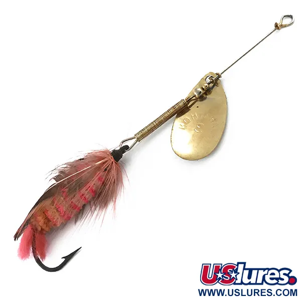 Marathon 3 Spinner, Oro, 10g, Anzuelo con Plumas, #5564