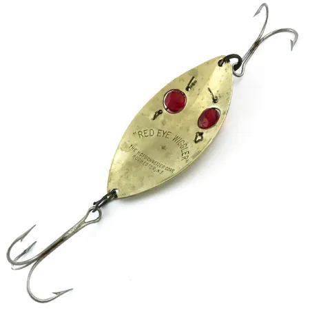 Hofschneider Red Eye Wiggler Cucharilla, Oro/Rojo, 25g, Ojos, #5565