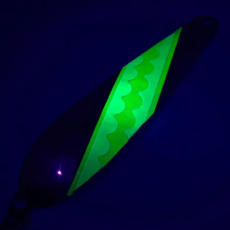 Northern King 28 UV Cucharilla, Plata/Amarillo/Verde UV, 14g, #5568