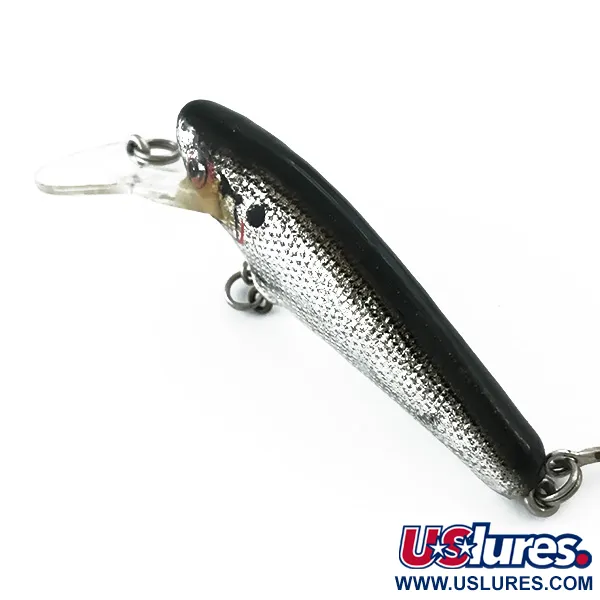 Bagley Small Fry Shad Crankbait, Plateado, 9g, Escamado, #5569