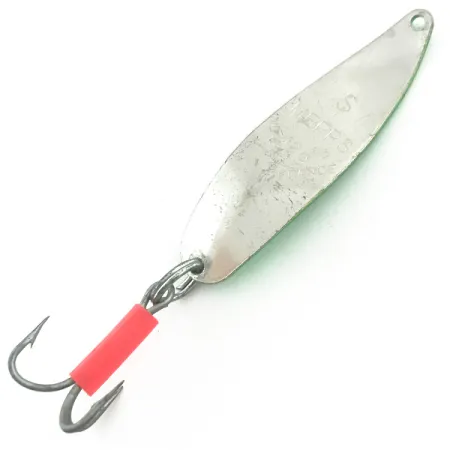 Mepps Syclops 1 Cucharilla Ondulante, Green Metallic / Plata, 12g, #5573