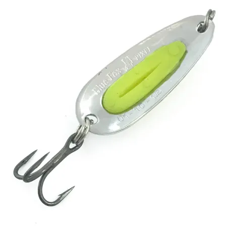 Blue Fox Pixee UV Cucharilla, Níquel/Amarillo, 4.5g, UV-Glow, #5576