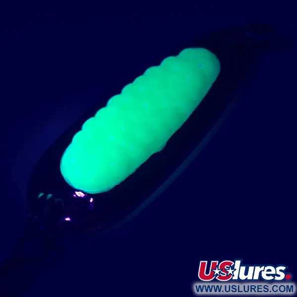 Blue Fox Pixee UV Cucharilla, Níquel/Amarillo, 4.5g, UV-Glow, #5576