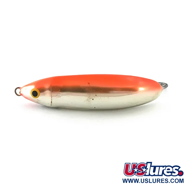 Rapala Minnow Spoon UV Antienganche, Silver/Orange UV, 15g, #5590