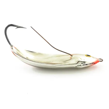 Rapala Minnow Spoon UV Antienganche, Silver/Orange UV, 15g, #5590
