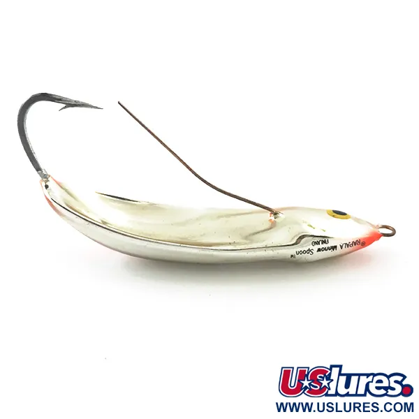 Rapala Minnow Spoon UV Antienganche, Silver/Orange UV, 15g, #5590