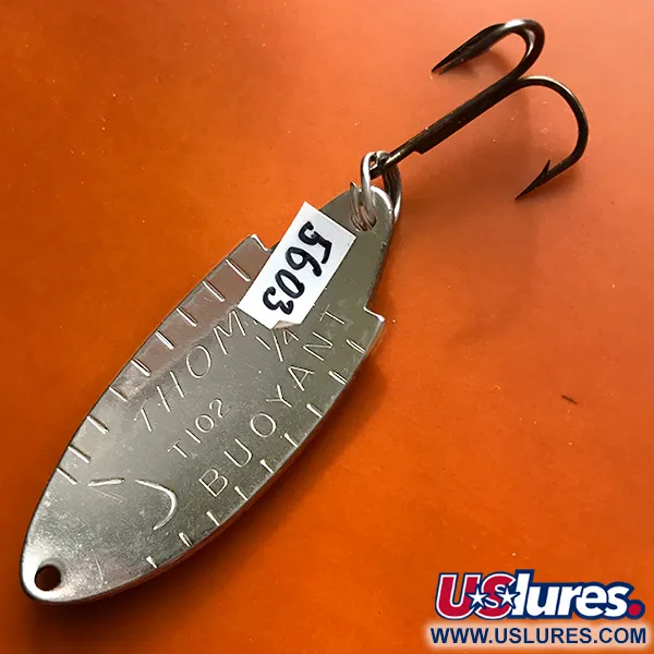 Thomas Buoyant Cucharilla, Trucha Arcoíris/Níquel, 7g, Latón, #5603