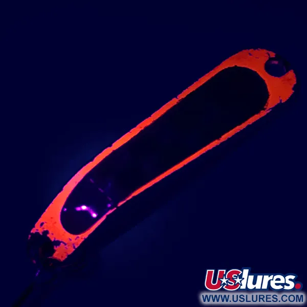 Cucharilla Luhr Jensen Hus-lure, Nickel/Orange UV Glow, 4g, #5610