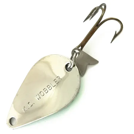 Cucharilla Acme K.O. Wobbler UV, Níquel / Verde, 7g, Sonic Tail, #5629