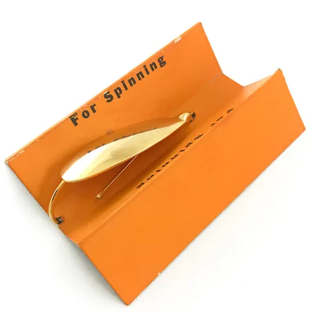 Vintage Johnson Silver Minnow Cucharilla, Dorado, 9g, Antihierbas, #5632